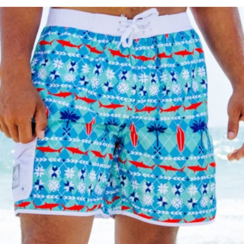 Truckers Swim Trunks, Size M